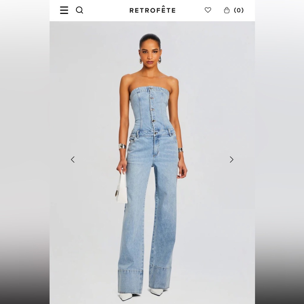 MELODY JUMPSUIT — SER.O.YA — Retrofete size small NWT
